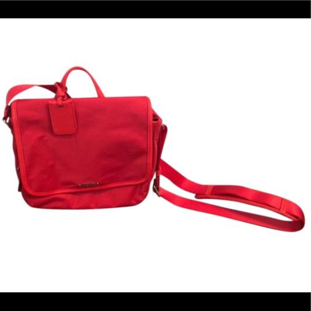 Tumi crossbody coral nylon bag